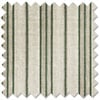 Santorini Stripe, Pier Green - Twist&Fit Roman Blind